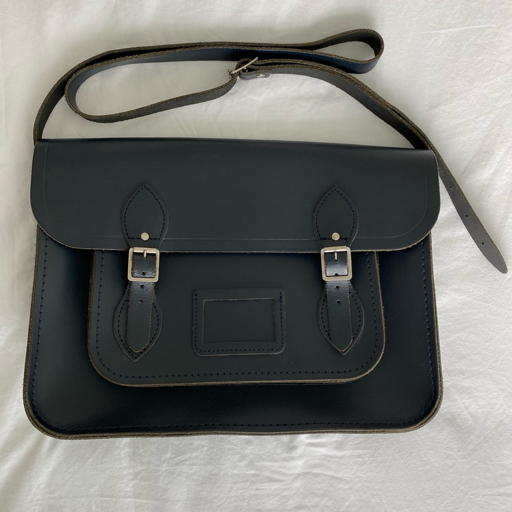Cambridge Satchel Black Leather Bag